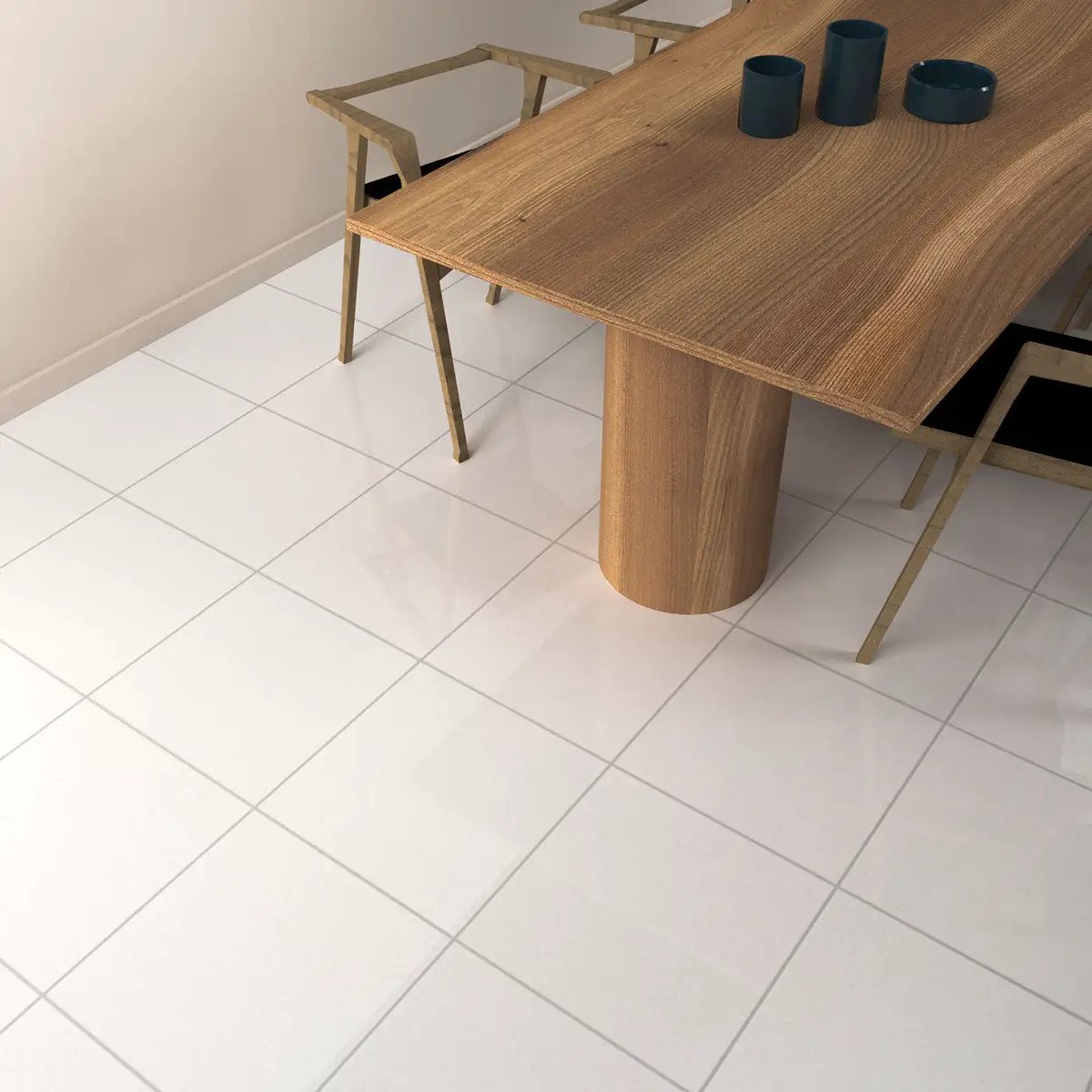 Thassos White Extra Polished Marble Tiles 12x12