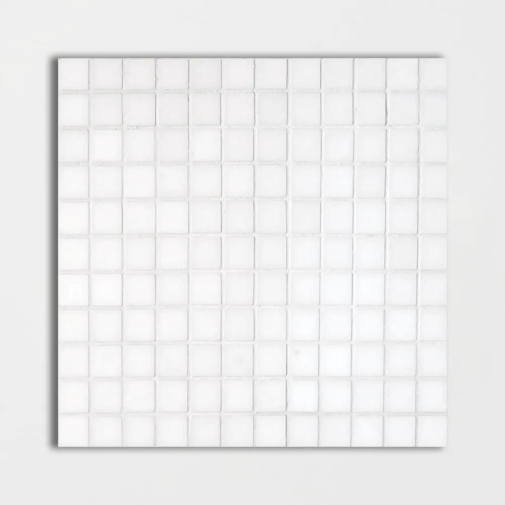Thassos Polished 1x1 Marble Mosaics 12x12
