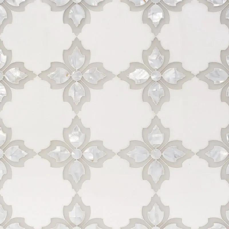 Thassos White Extra Multi Finish Susanna Marble Mosaics 12 1/32x12 1/8