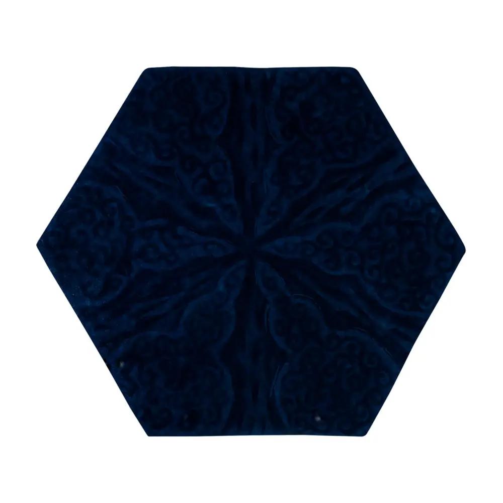 Obsidian Crackled Lantana Ceramic Tiles 4 3/16