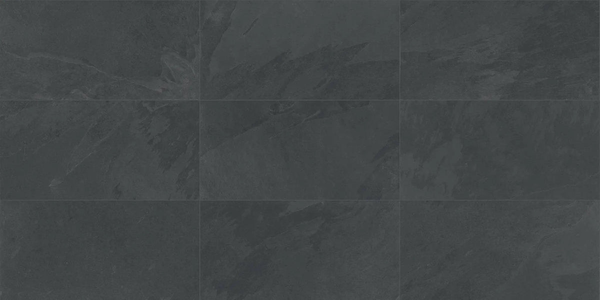 Trek Anthracite Bullnose Slate Look Porcelain Moldings 3x24
