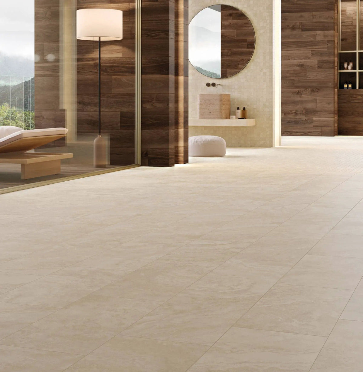True Elegant Walnut Wood Look Porcelain Tiles 8x40