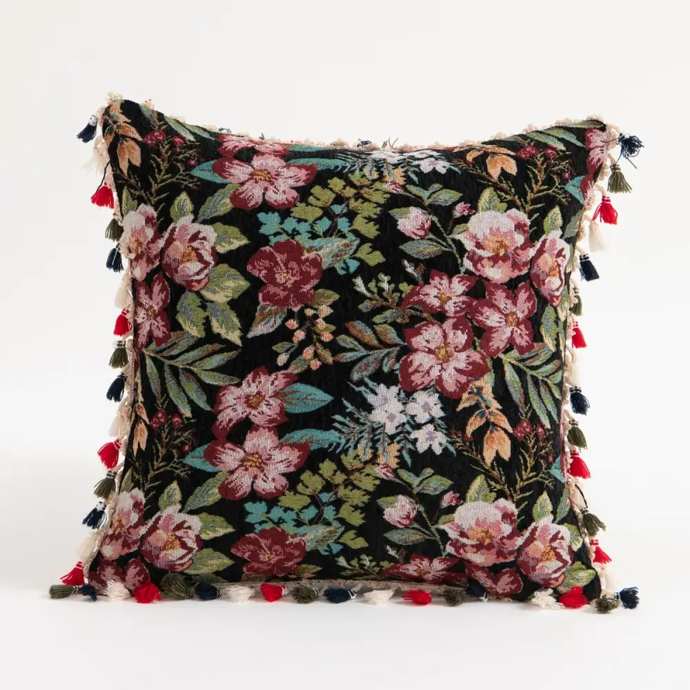 Vibrant patchwork ethnic boho throw pillow covers living room decor