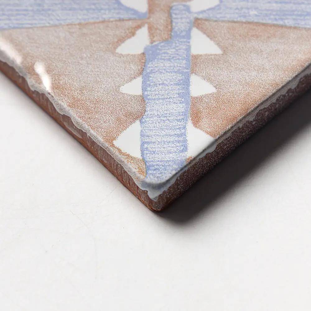 Vintage Linen Manta Glossy Glazed Terracotta Tiles 6x6