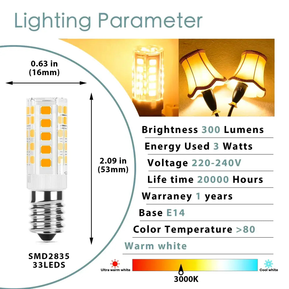 Warm white g9 led corn bulb kitchen chandelier light