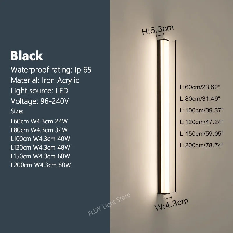 DecorBites™ Waterproof LED Outdoor Wall Light