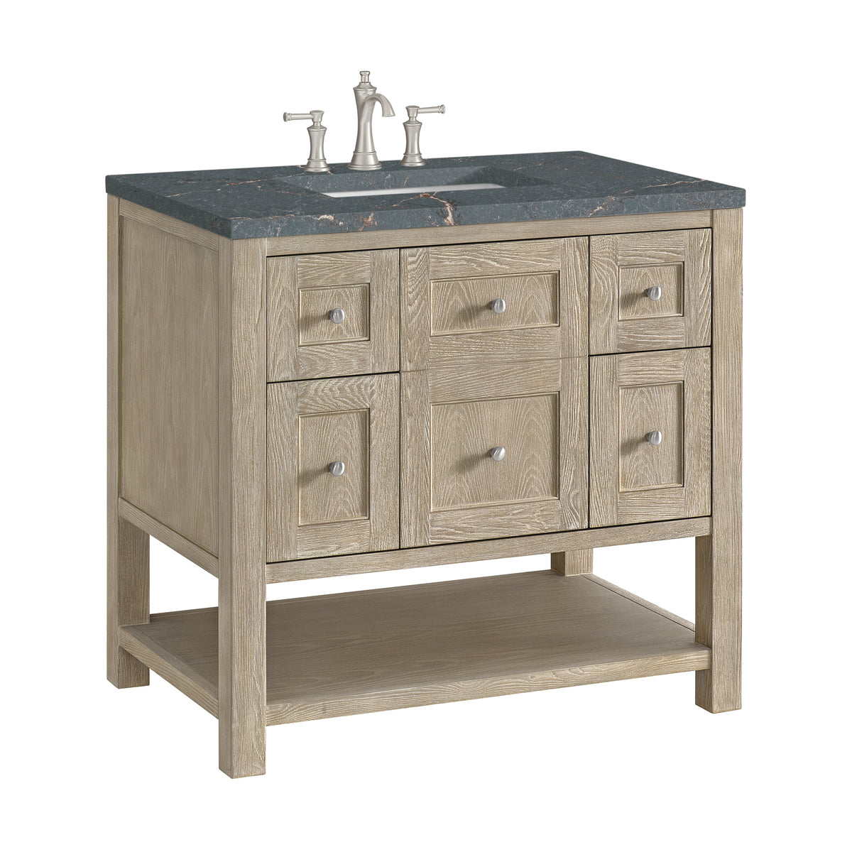 James Martin Breckenridge 36" Single Bathroom Vanity, Whitewashed Oak