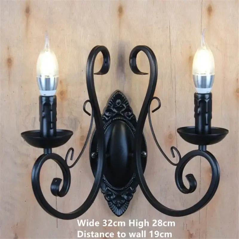 White & black metal chandelier with crystal pendants for dining room