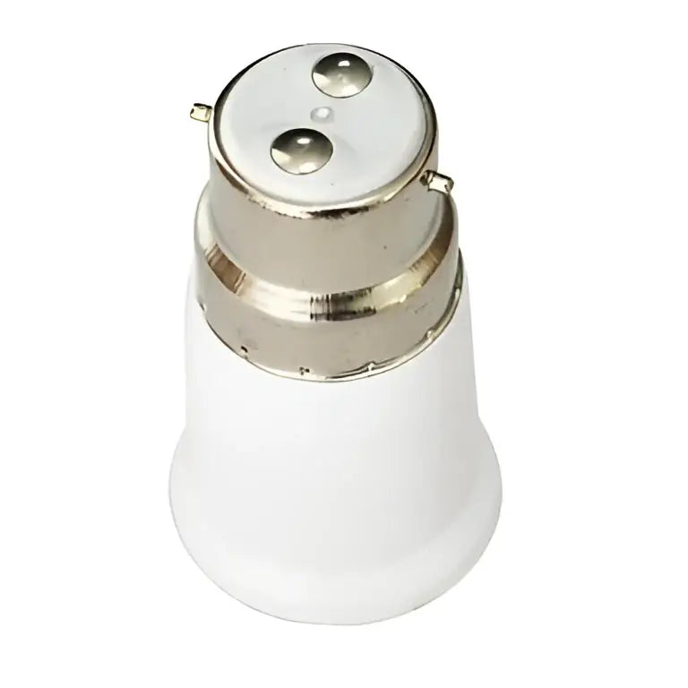 White frosted glass b22 to e27 socket lamp holder bedroom adapter