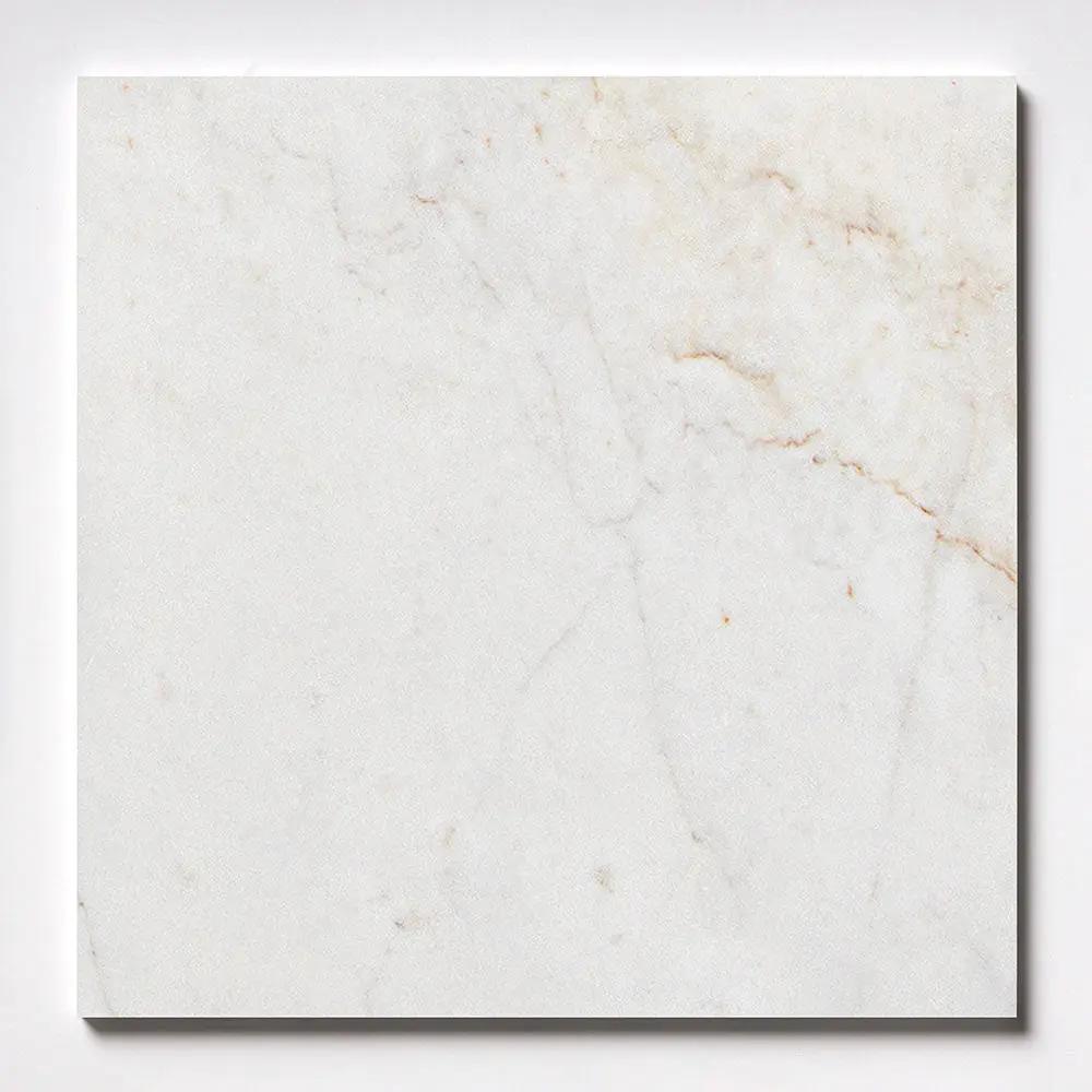 Satin Perla Honed Marble Tiles 18x18
