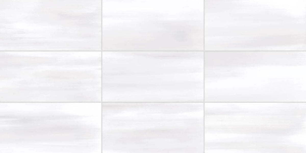 Miami White Bullnose Concrete Look Porcelain Moldings 3x24