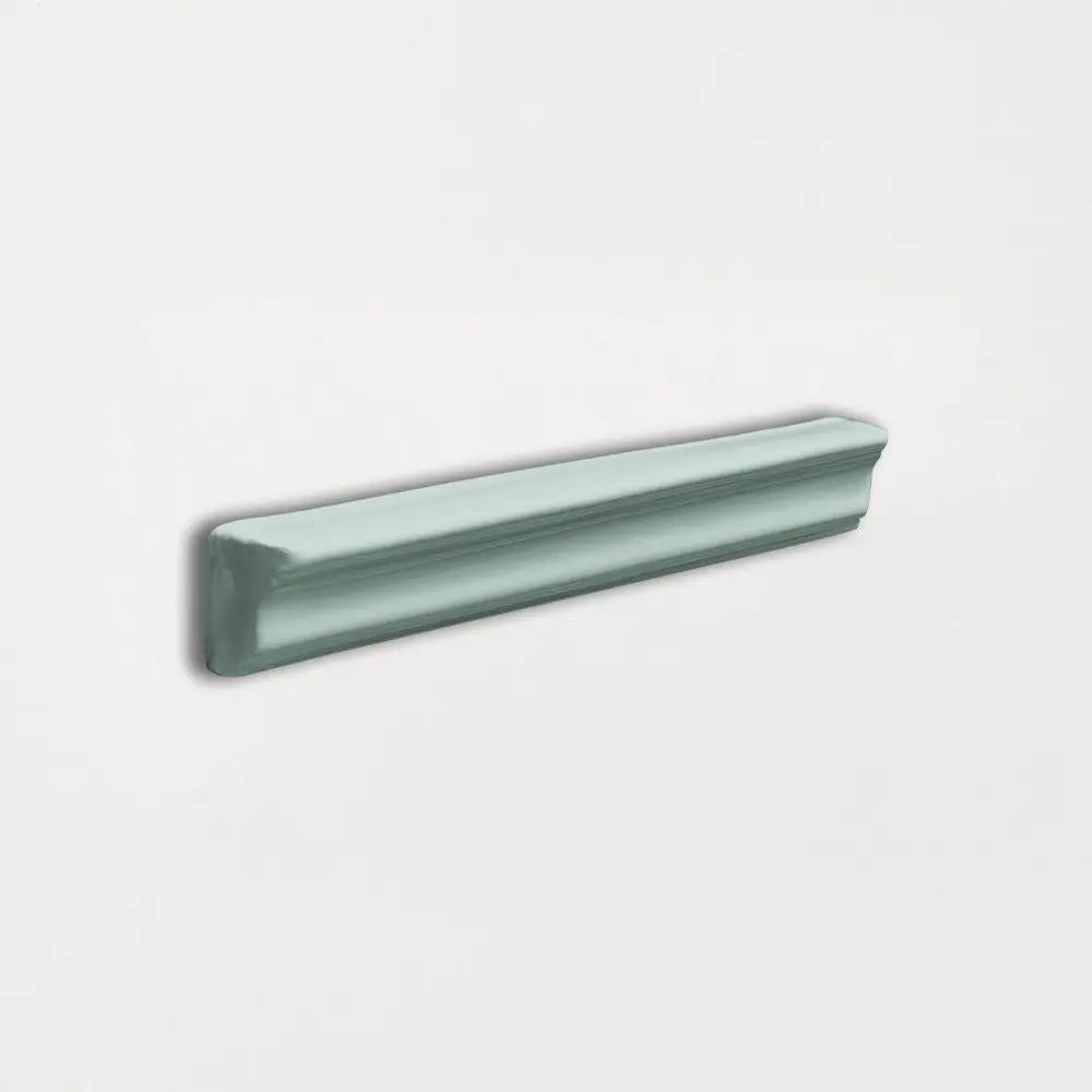 Sage Glossy Finish Trim Ceramic Moldings 1x6