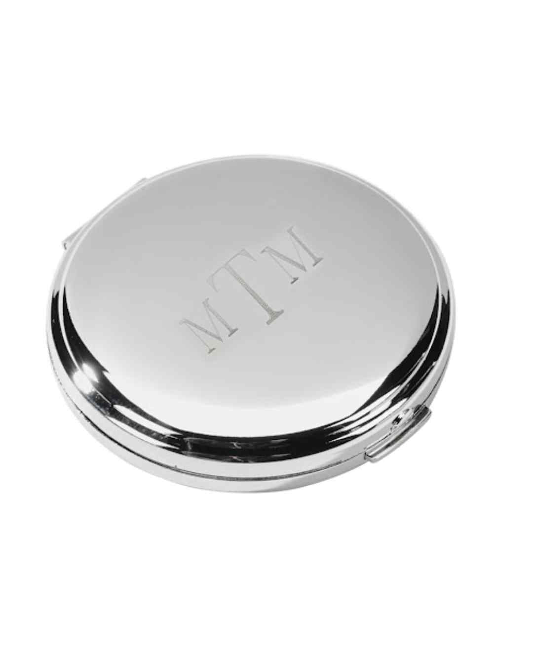 Boston Round Compact Mirror, Np 2.25" Dia