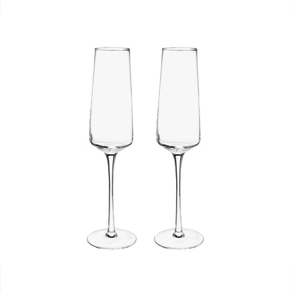 Classic Champagne Flutes Set - 9 oz