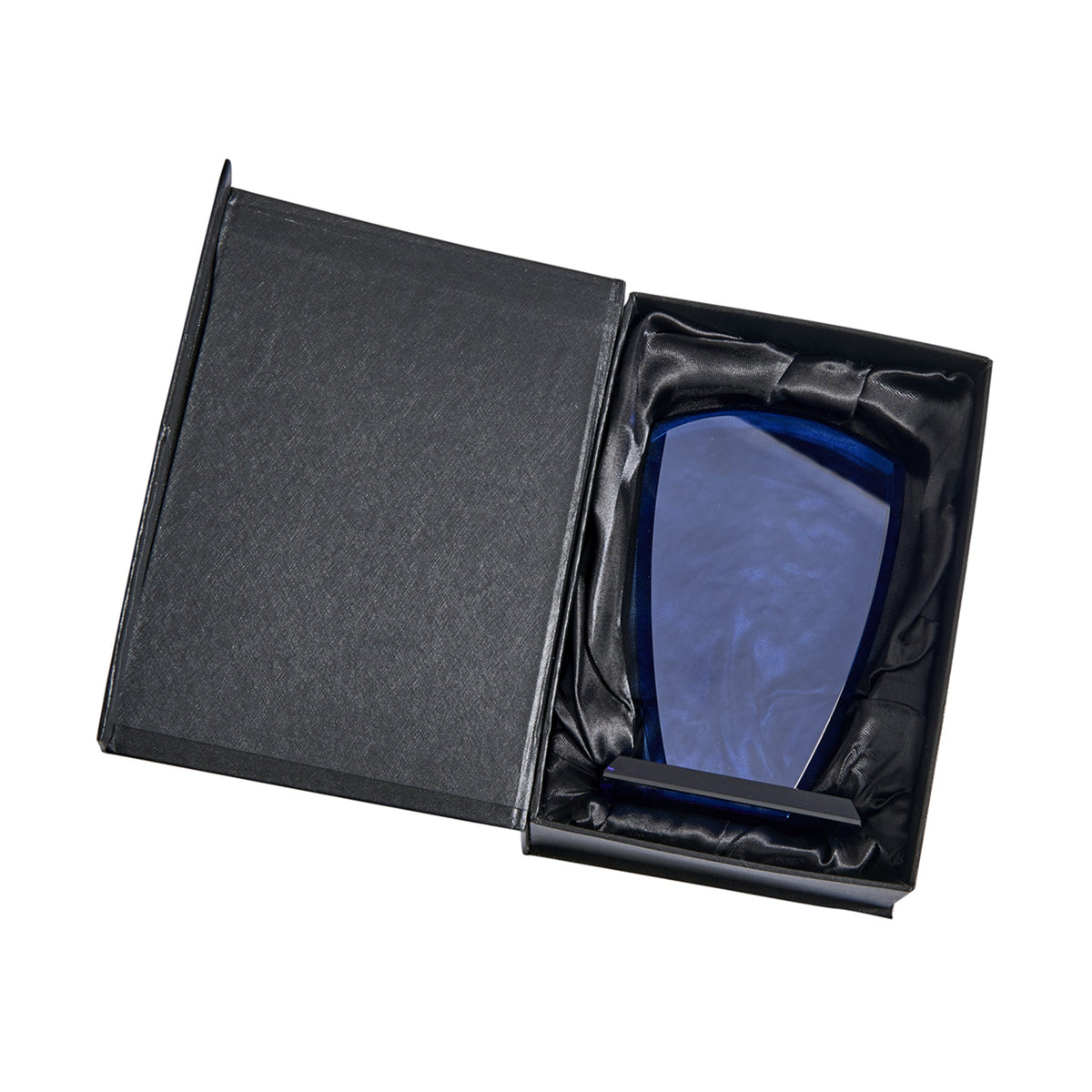 Small Cobalt Shield Trophy, 6.25"