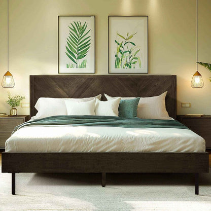 Alander Solid Wood Bed Frame