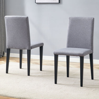 Versatile Dining Chairs With Comfortable Design And Metal Legs