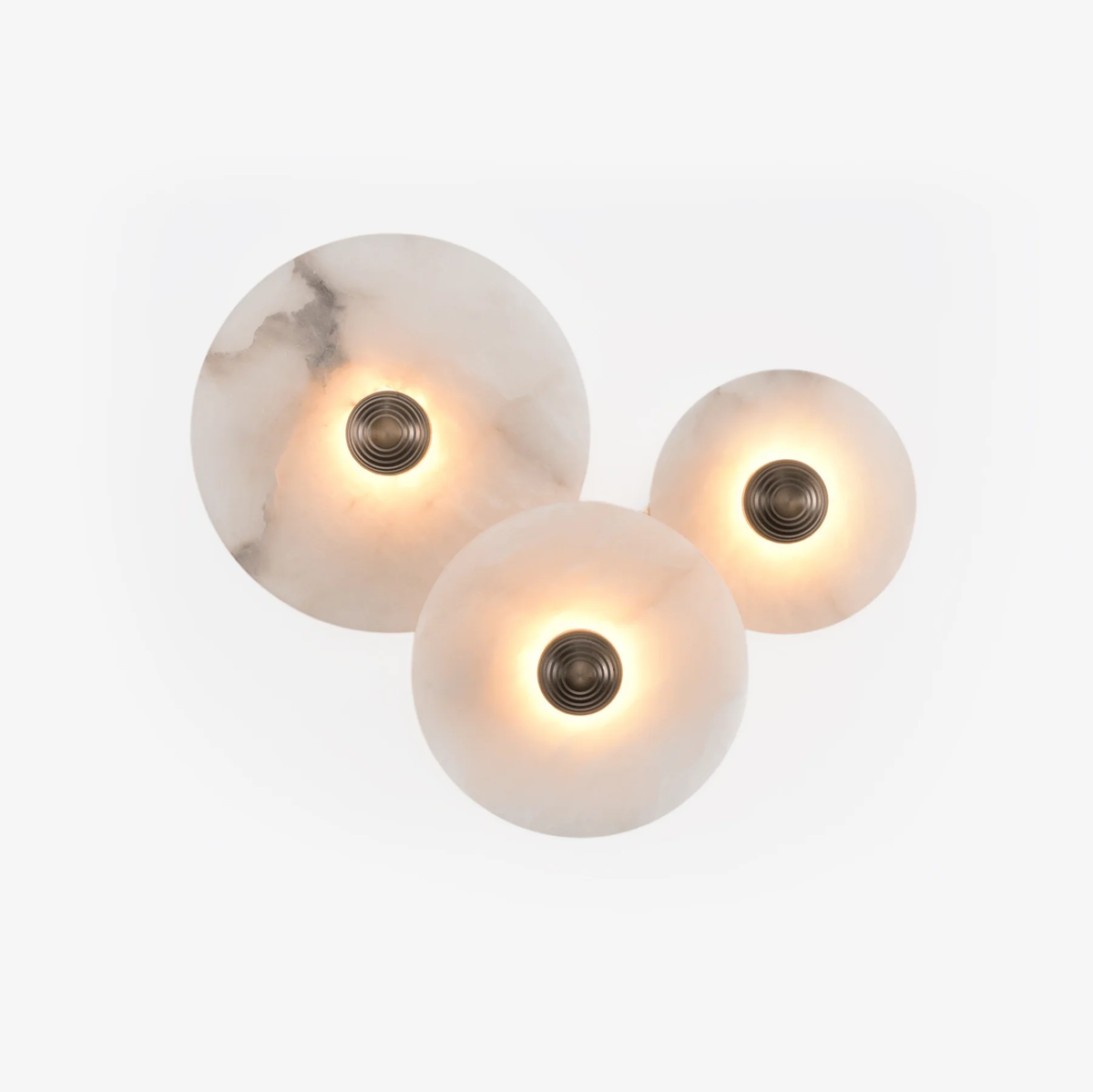 Median Alabaster Wall Sconce