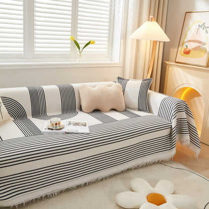 Couch Cover for Most Shape Sofas, Waffle Lattice Sofa Cover Throw, Washable Furniture Covers for Pets