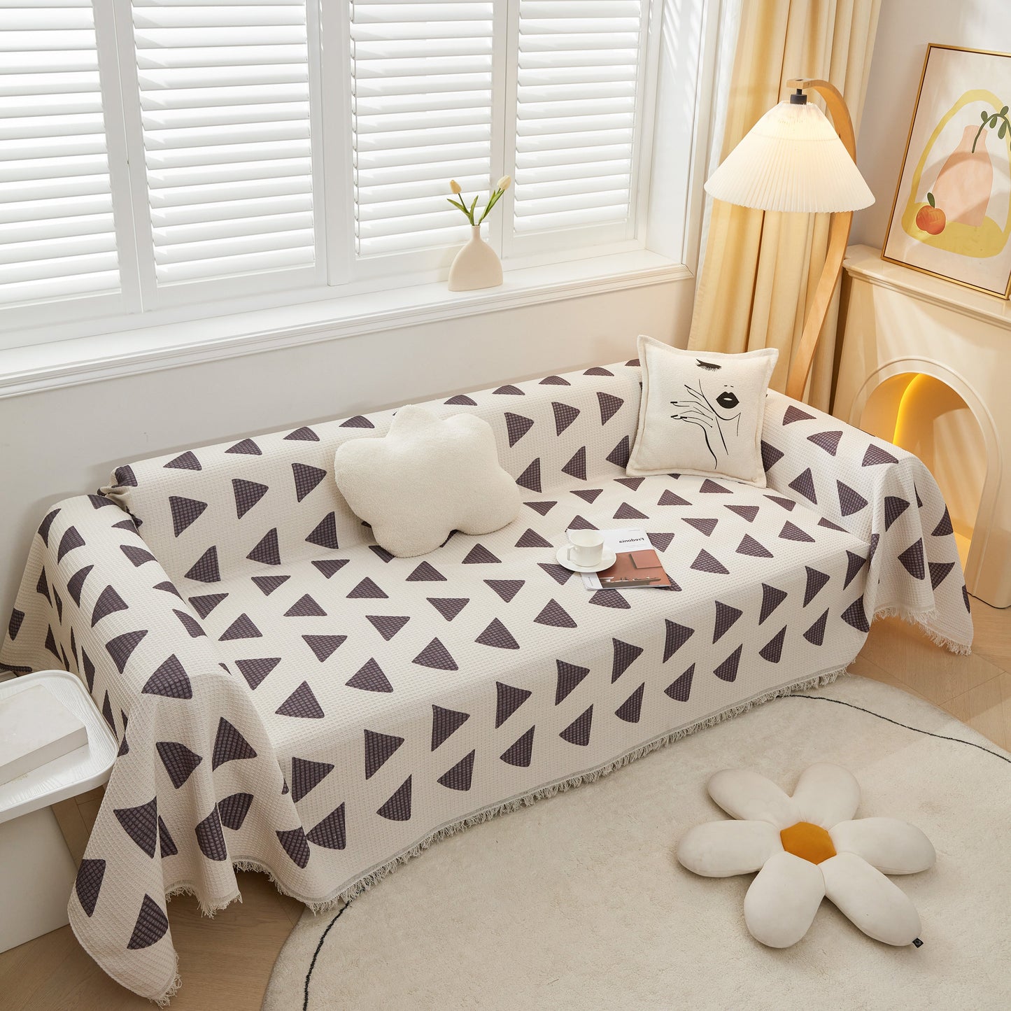High-Quality Fabric Non-Slip Sofa Cover Throw, Throw Blankets for Couch, Furniture Covers for Pets