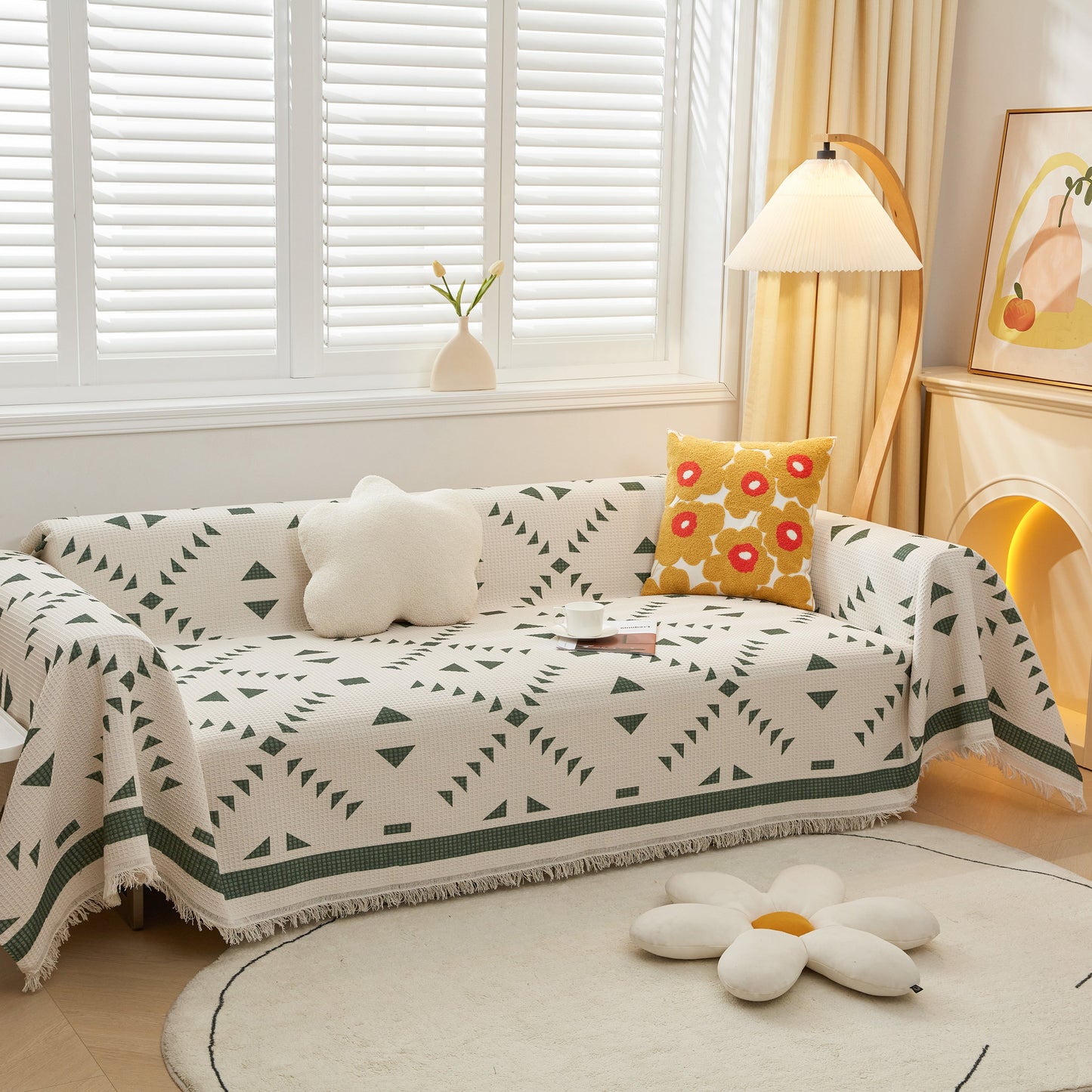 High-Quality Fabric Non-Slip Sofa Cover Throw, Throw Blankets for Couch, Furniture Covers for Pets