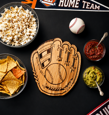 Baseball Glove Wood Board - 12" x 13.75"