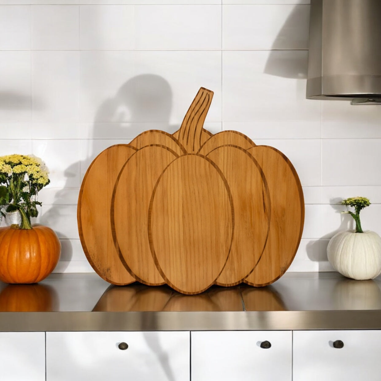 Pumpkin Wood Board - 13.5" x 15"