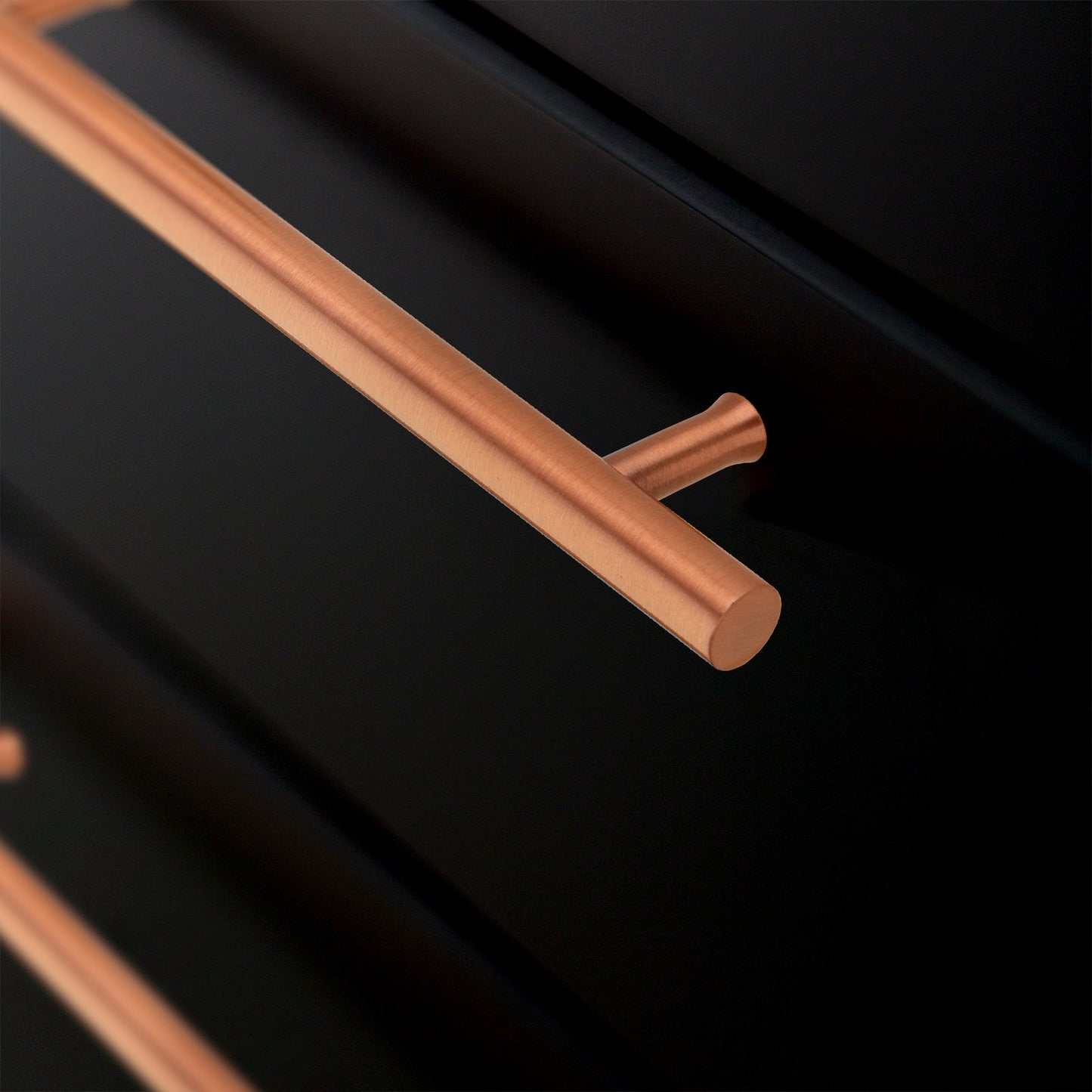 Akicon Copper Kitchen Cabinet Handles 100% Solid Brass Drawer Pulls