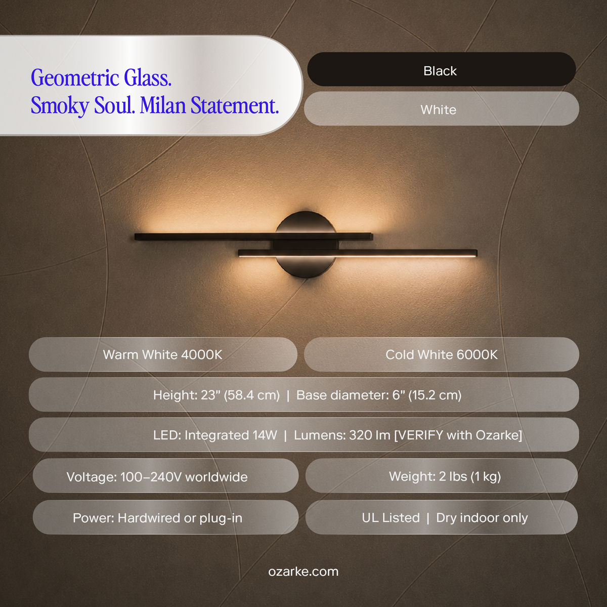 Aero LED Wall Lamp