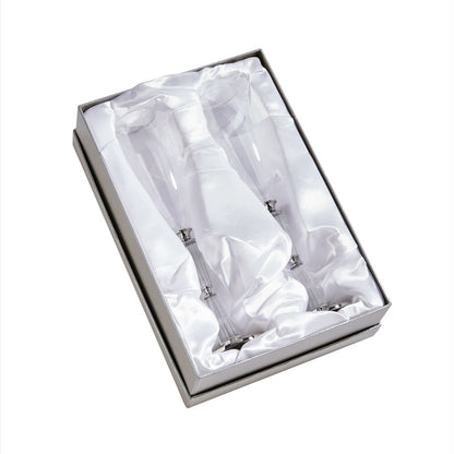 Facet Toasting Flutes Set