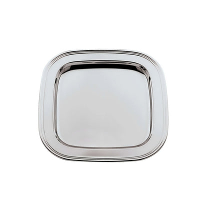 Silver Square Tray - 9.5"