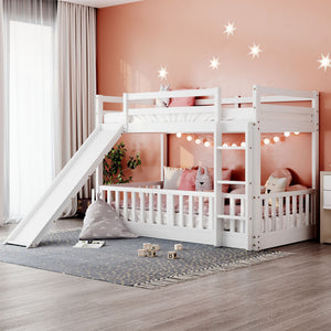 Functional Bunk Bed & Convertible Ladder And Slide