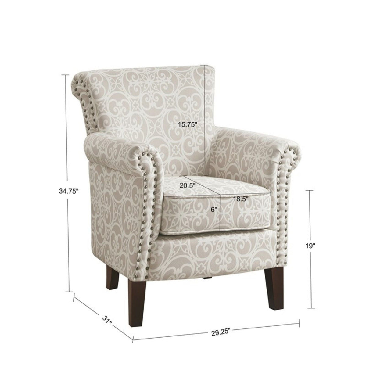 Brooke - Tight Back Club Chair