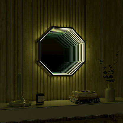 3D Octagon Mirror Light