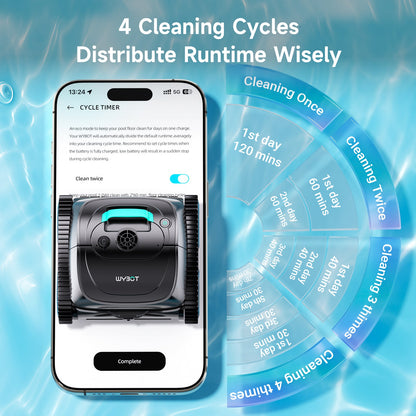 (2026 Upgrade) C1 Cordless Robotic Pool Cleaner