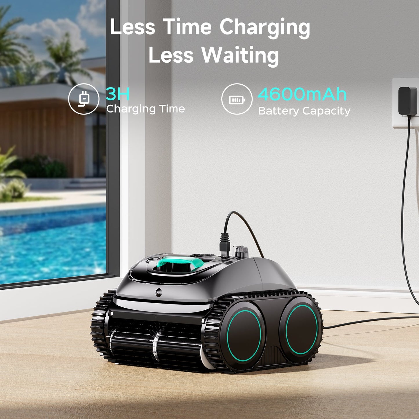 (2026 Upgrade) C1 Cordless Robotic Pool Cleaner