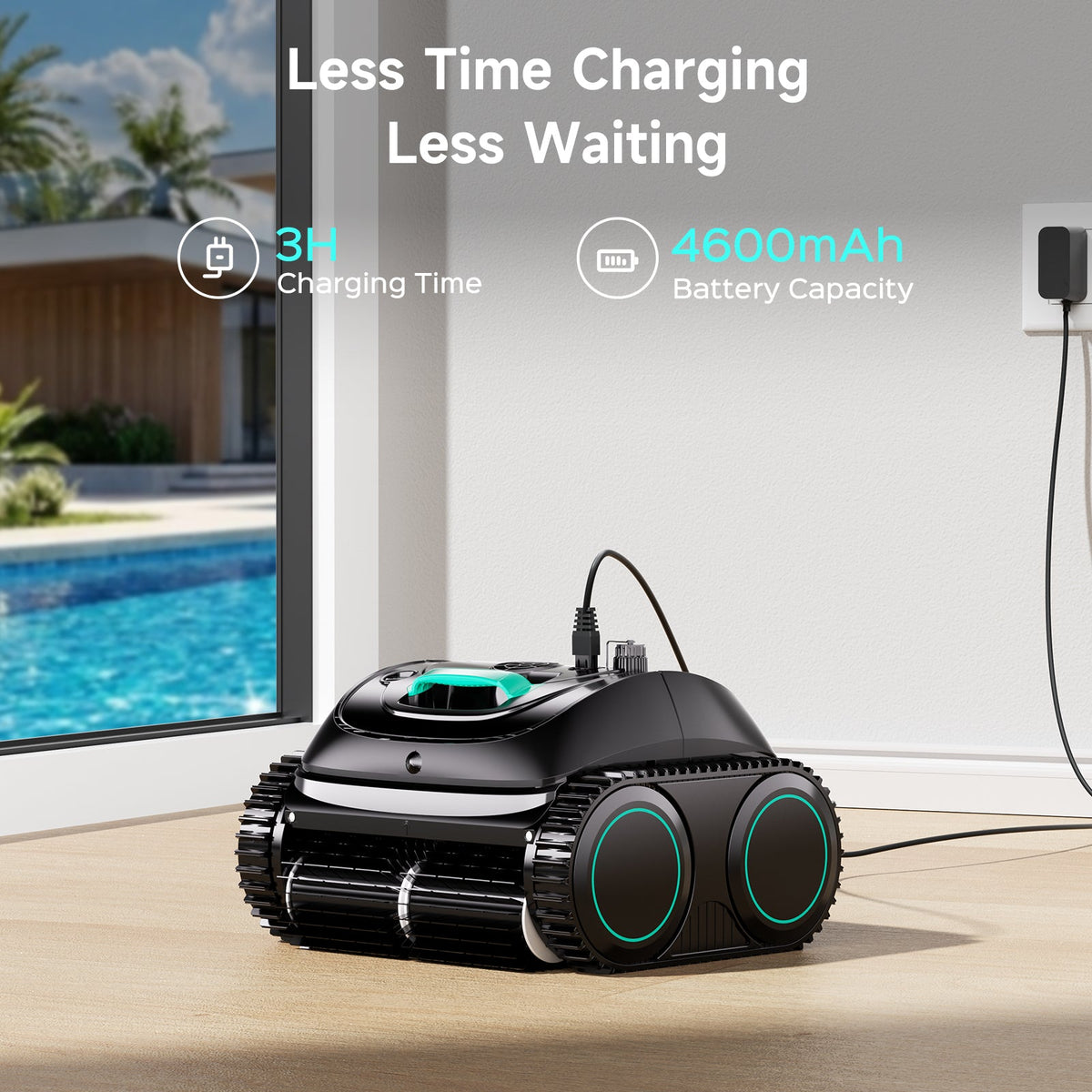(2026 Upgrade) C1 Cordless Robotic Pool Cleaner