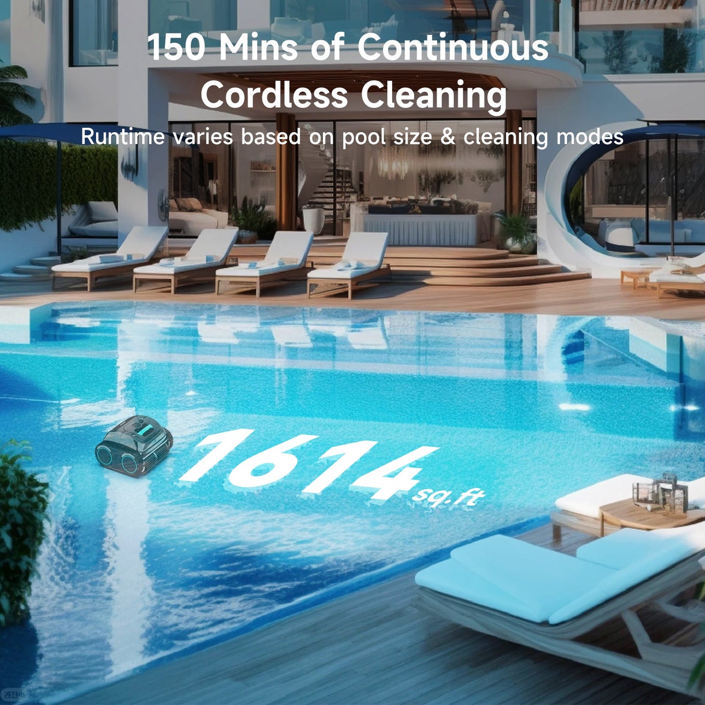 (2026 Upgrade) C1 Cordless Robotic Pool Cleaner