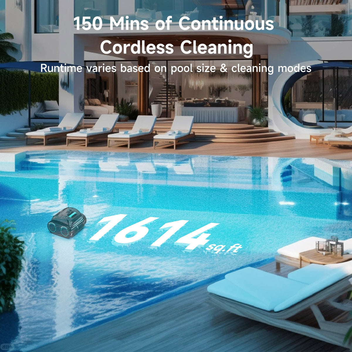 (2026 Upgrade) C1 Cordless Robotic Pool Cleaner