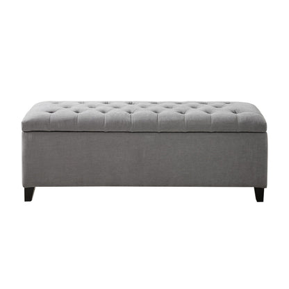 Elegant Design Tufted Top, Soft Close Storage Bench