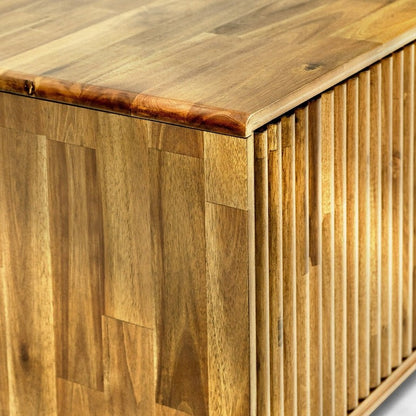Bosk Wood Fluted TV Stand