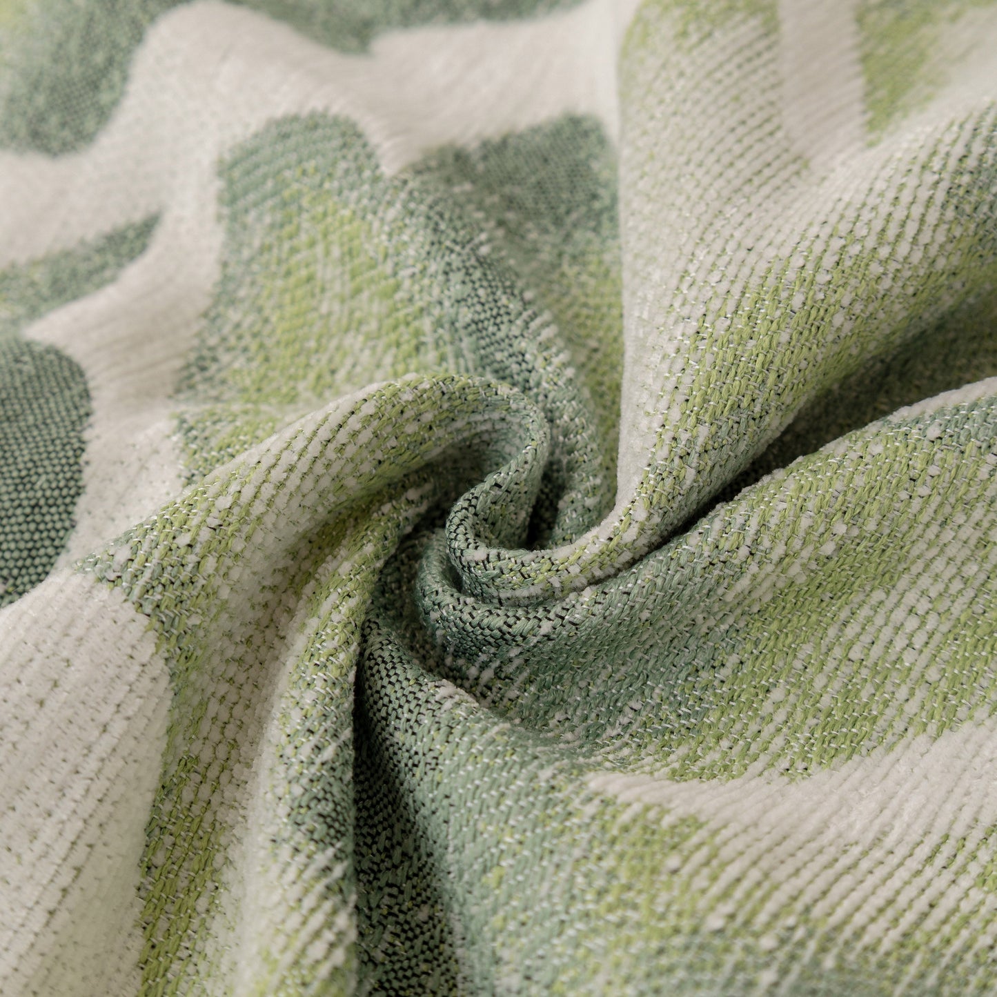 Botanical Sofa Cover with Chiffon Skirt, Floral Couch Throw Blanket for All-Season