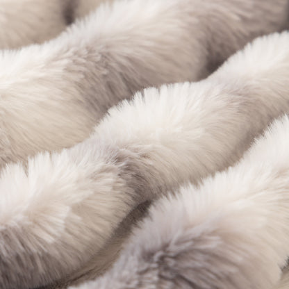Thick Faux Fur Couch Cover Fluffy Fuzzy Warm Washable Furniture Protector for Kids Pets