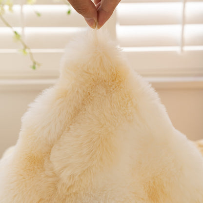 Thick Faux Fur Couch Cover Fluffy Fuzzy Warm Washable Furniture Protector for Kids Pets