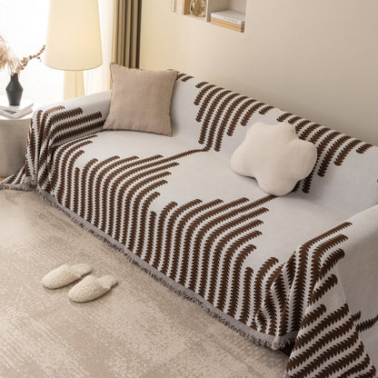 Soft Cozy Chenille Couch Cover Throws for Sofas, Couch Cover Blankets, Corner Sectional Couch Covers