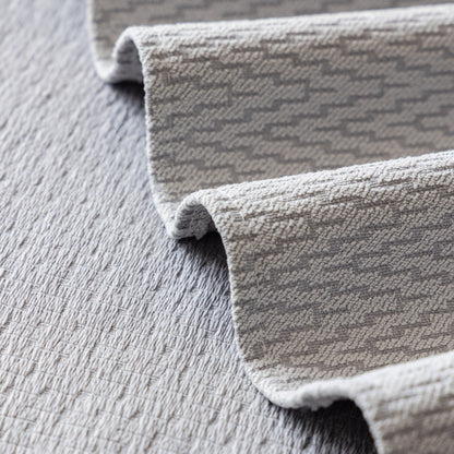 Herringbone Textured Sofa Throw Blanket, Durable Pet Friendly Modern Couch Slipcover