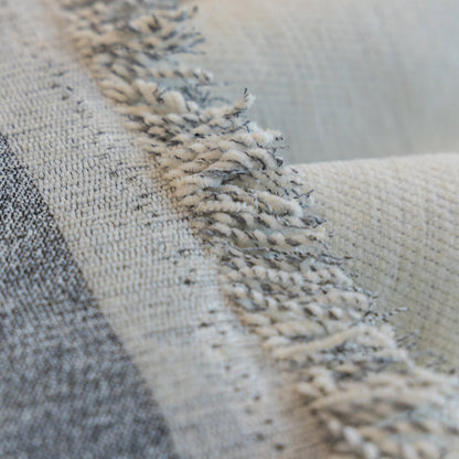 Cozy Couch Throw Blanket with Tassels, Jacquard Leaf Pattern Furniture Protector