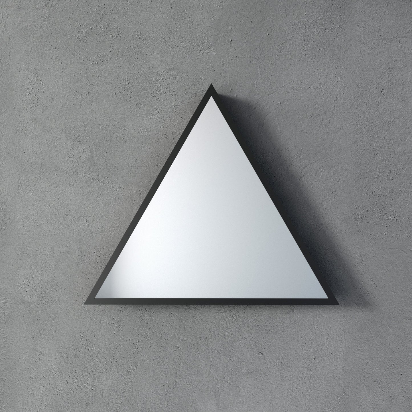 3D Triangle Mirror Light