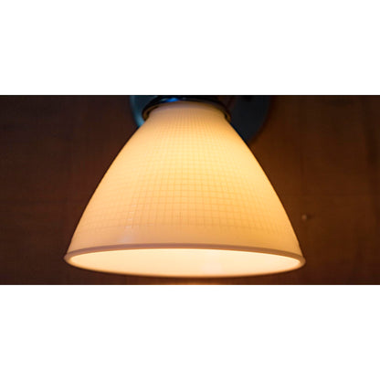 6 Inch Diameter Milky White Reflector-Type IES Replacement Glass Shade for Stiffel
