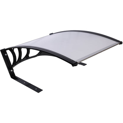 Weather Resistant Polycarbonate Canopy Outdoor Shade Cover For Robotic Lawn Mowers - Black